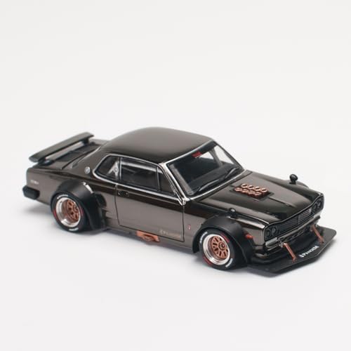 1/64 SKYLINE GT-R V8 DRIFT (HAKOSUKA) DARK CHROME