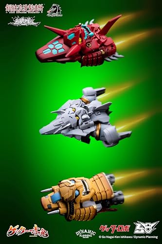 DRAGON HORSE x IRON ROMANCE WORKSHOP 「超機列伝」シリーズ ゲッター赤鬼 PVC&ABS&POM製 塗装済み可動フィギュア