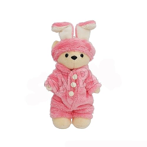 Kumamate Roomwear Rabbit Turban Set Costume for Plush Pink