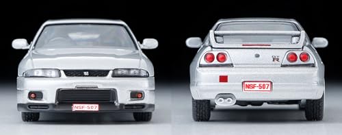 1/64 Scale Tomica Limited Vintage NEO TLV-N308b Nissan Skyline GT-R Nurburgring Time Attack Car (Silver)