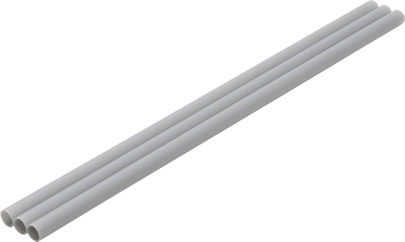 Plastic Pipe Gray Thick: 10.0mm 3 Pieces