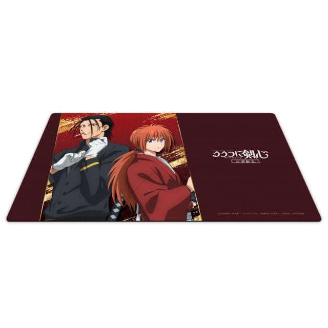 "Rurouni Kenshin Kyoto Disturbance" Character Rubber Mat Himura Kenshin & Saito Hajime