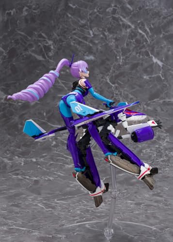 青島文化教材社(AOSHIMA) VFG マクロスデルタ VF-31J ジークフリード 美雲・ギンヌメール 全高約150mm 色分け済みプラモデル MC-17 (飛行機)