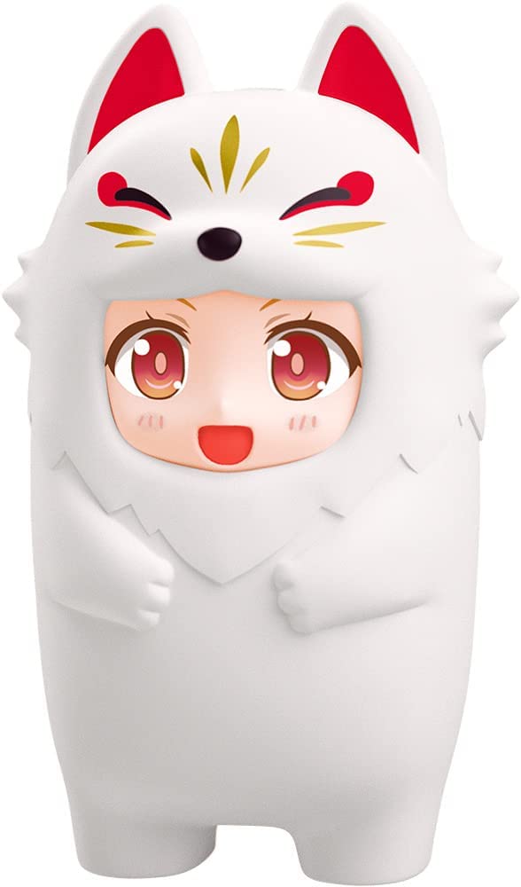 Nendoroid More Kigurumi Face Parts Case White Kitsune