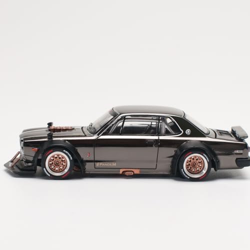 1/64 SKYLINE GT-R V8 DRIFT (HAKOSUKA) DARK CHROME