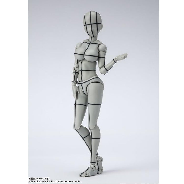 S.H.Figuarts Body-chan -Kentaro Yabuki- Edition Wire Frame (Gray Color Ver.)