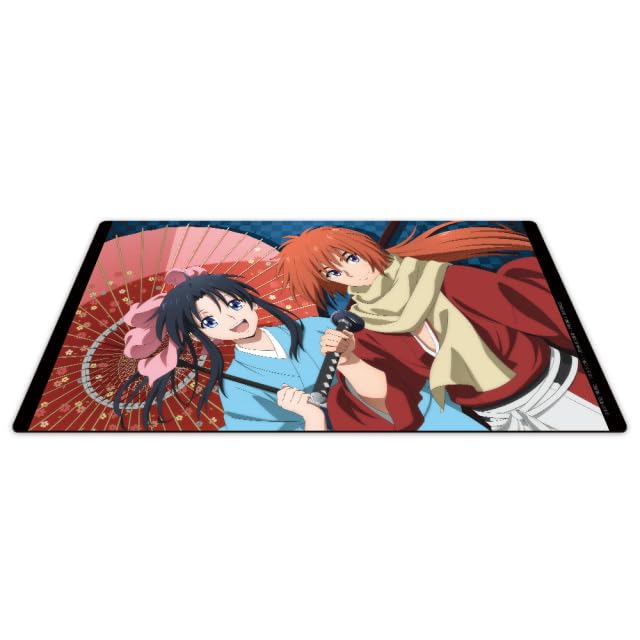 "Rurouni Kenshin Kyoto Disturbance" Character Rubber Mat Himura Kenshin & Kamiya Kaoru
