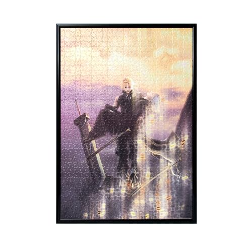"Final Fantasy VII Advent Children" 1000 Piece Jigsaw Puzzle Key Visual Cloud & Kadaj