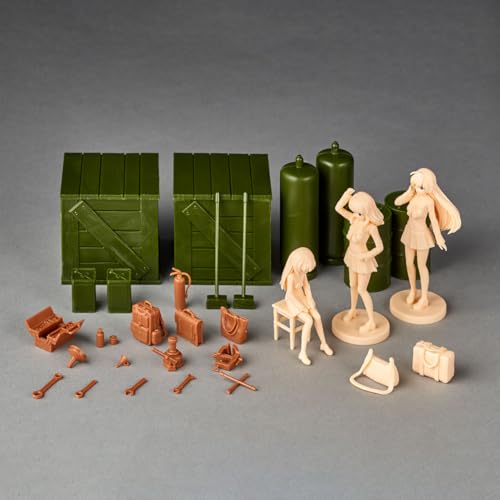 ARTPLA "GIRLS und PANZER das Finale" Garage Set B