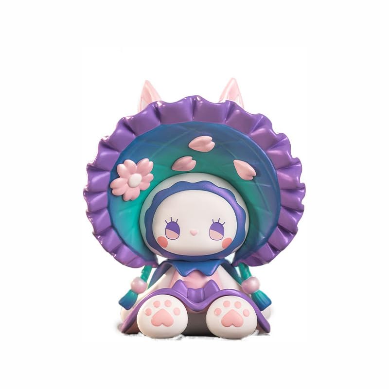 MJ STUDIO EMMA THE SECRET FOREST LATE-BLOOMING CHERRY BLOSSOMS FLOWER VIEWING SERIES TRADING FIGURE