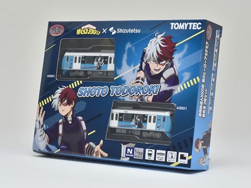 Railway Collection Shizuoka Railway Type A3000 "My Hero Academia" Todoroki Shoto 2 Car Set
