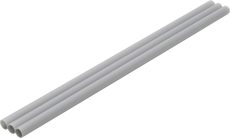 Plastic Pipe Gray Thin: 9.0mm 3 Pieces