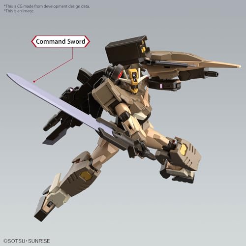 HG 1/144 "Gundam Build Metaverse" Gundam 00 Command QanT Desert Type