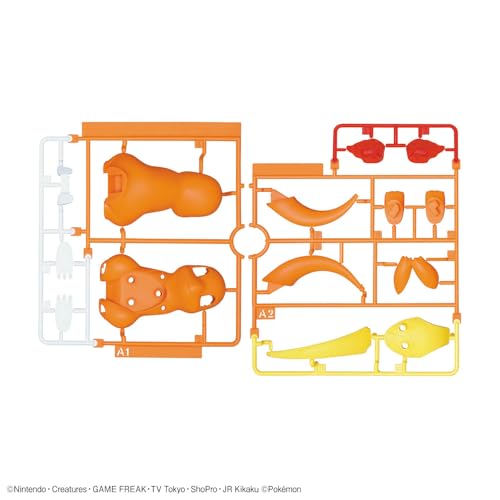 "Pokemon" Pokemon Plastic Model Collection PokePla Quick!! 11 + 13 + 17 Charmander & Bulbasaur & Squirtle