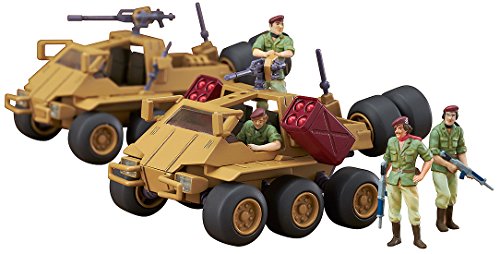 "Fang of the Sun Dougram" COMBAT ARMORS MAX 06 1/72nd Scale Bromley JRS Native Dancer Commander Type & Missile Pod Type