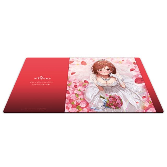 "I Got Married to the Girl I Hate Most in Class" Character Rubber Mat Akane Wedding Dress Ver.