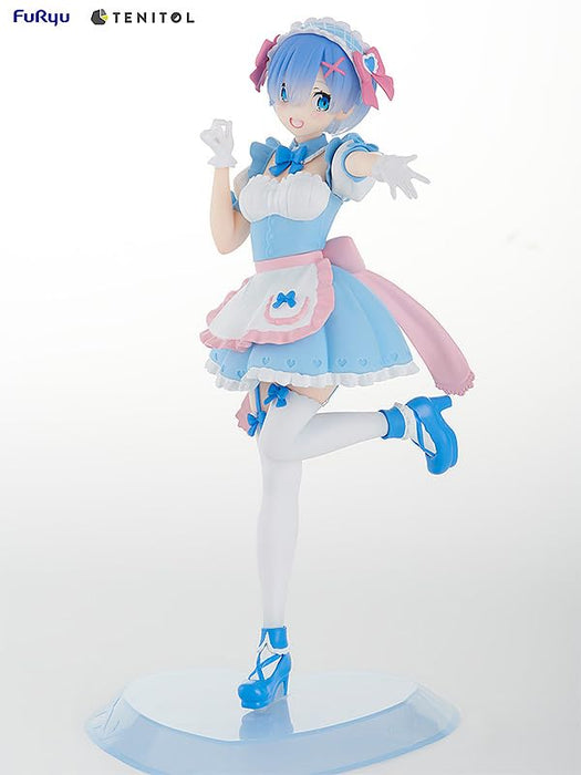 TENITOL "Re:Zero kara Hajimeru Isekai Seikatsu" Yumekawa Maid Rem & Ram Set With Bonus