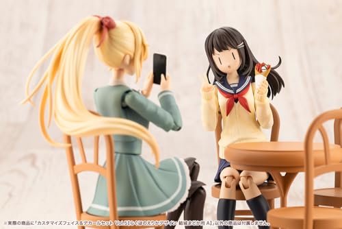 壽屋(KOTOBUKIYA) 創彩少女庭園 カスタマイズフェイス&デカールセット Vol.5【らぐほのえりかデザイン 結城まどか用A】 全高約18mm 1/10スケール プラモデル