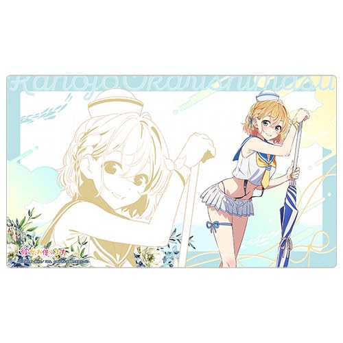 "Rent-A-Girlfriend" Original Illustration Rubber Mat Nanami Mami / Marine Sailor Swimwear