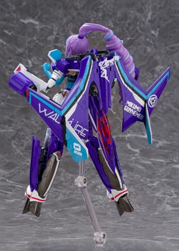 青島文化教材社(AOSHIMA) VFG マクロスデルタ VF-31J ジークフリード 美雲・ギンヌメール 全高約150mm 色分け済みプラモデル MC-17 (飛行機)