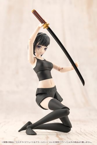 壽屋(KOTOBUKIYA) 創彩少女庭園 カスタマイズフェイス&デカールセット Vo.l6【雨間デザイン】 全高約18mm 1/10スケール プラモデル