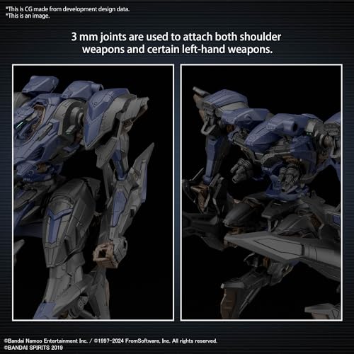 30MM "Armored Core VI: Fires of Rubicon" SCHNEIDER NACHTREIHER / 40E STEEL HAZE