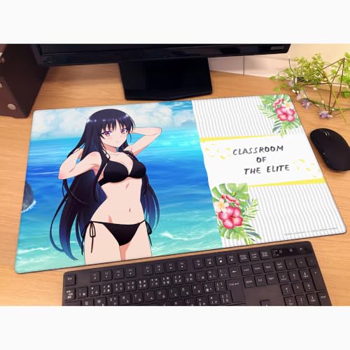 "Classroom of the Elite" Original Illustration Rubber Mat Horikita Suzune / Sea