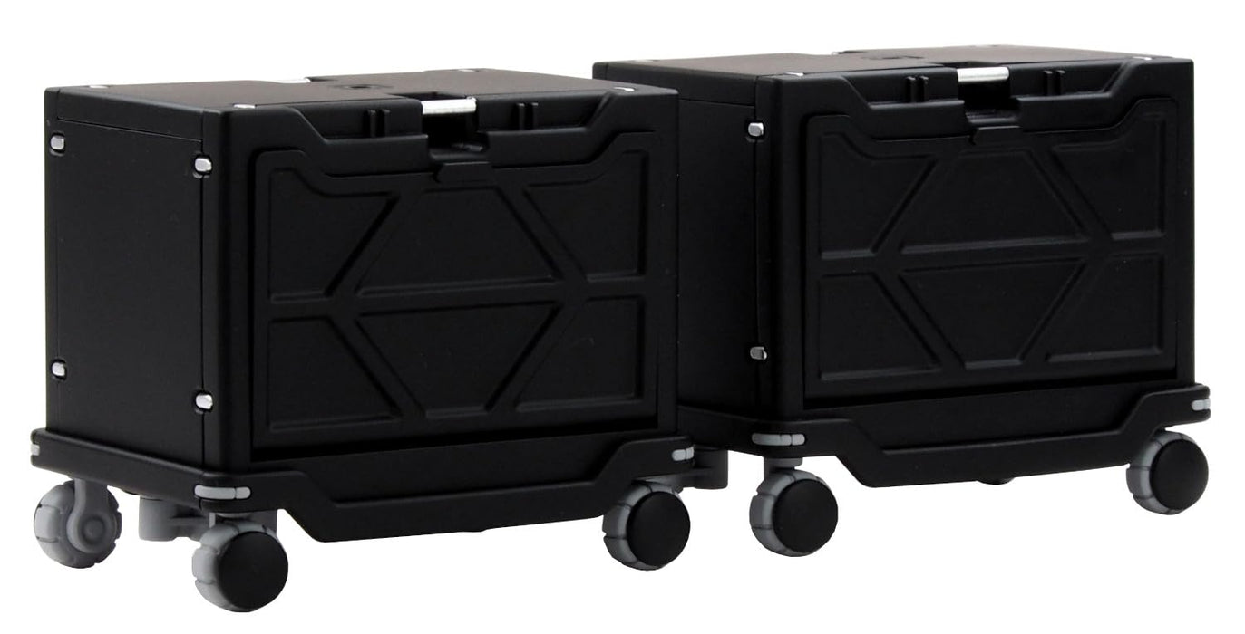 1/12 HAKOBU / CART & CONTAINER 2 Pack Set Black Ver.