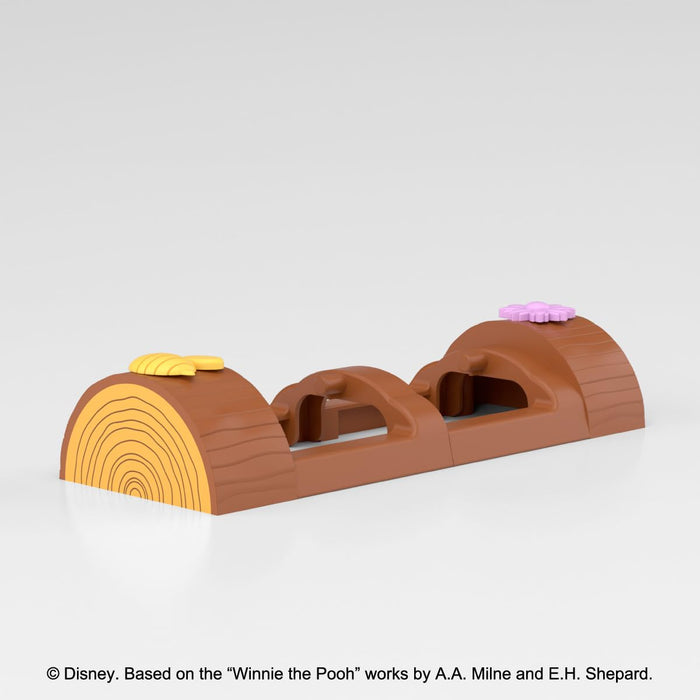 青島文化教材社 楽プラ トコトコ No.DP-15 くまのプーさん プー＆ピグレット 色分け済みプラモデル