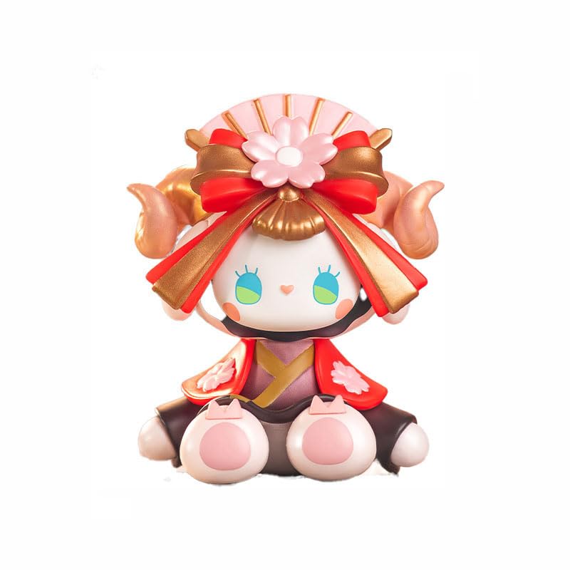 MJ STUDIO EMMA THE SECRET FOREST LATE-BLOOMING CHERRY BLOSSOMS FLOWER VIEWING SERIES TRADING FIGURE