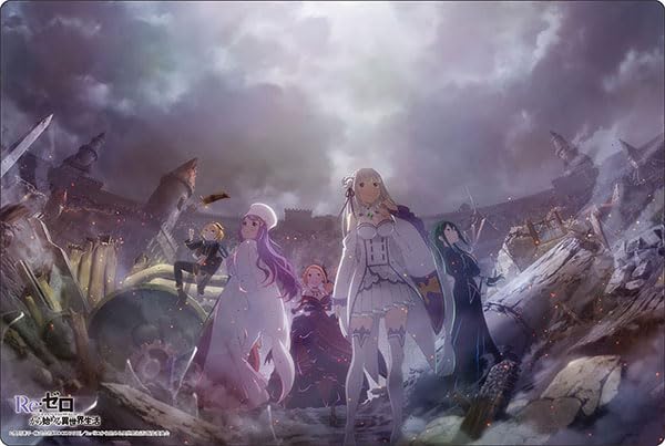 Bushiroad Rubber Mat Collection V2 Vol. 1392 "Re:Zero kara Hajimeru Isekai Seikatsu" 3rd Season Emilia & Felt & Crusch & Anastasia & Priscilla