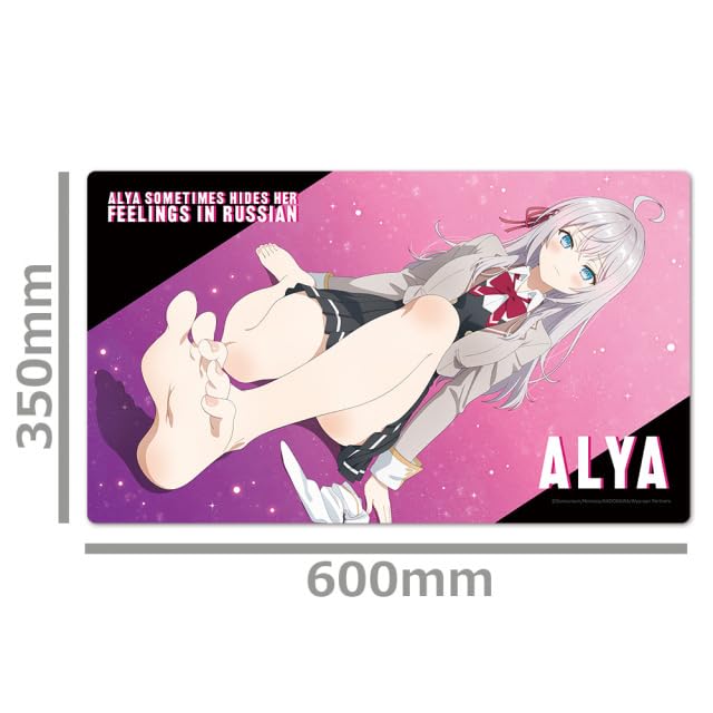 "Alya Sometimes Hides Her Feelings in Russian" Character Rubber Mat Alya Barefoot Ver.