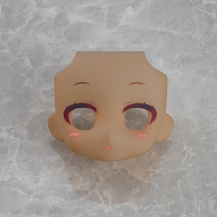 Nendoroid Doll Customizable Face Plate Narrowed Eyes: With Makeup (Cinnamon)