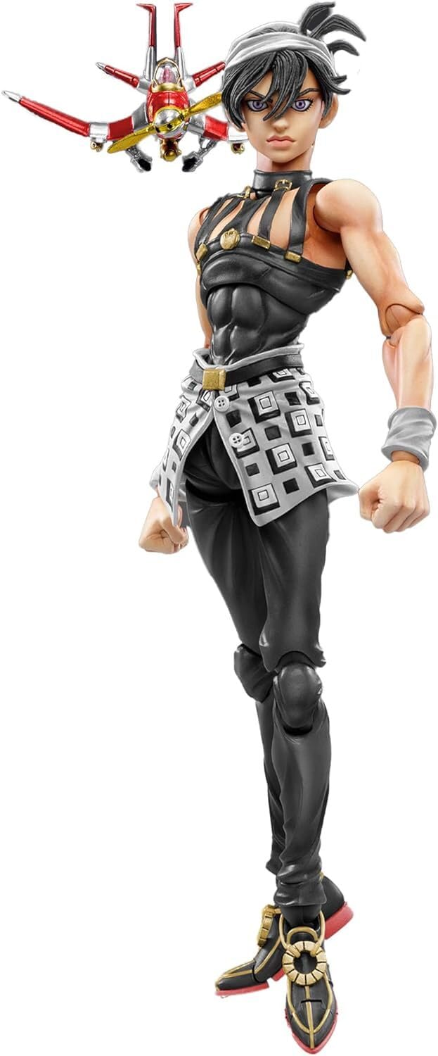 Super Action Statue "JoJo's Bizarre Adventure -Part V-" Narancia Ghirga & Aerosmith Ver. Black
