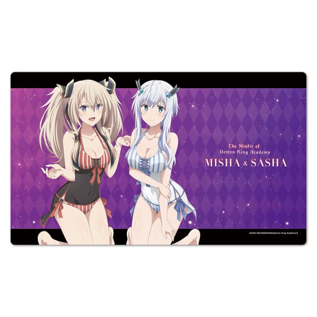 "The Misfit of Demon King Academy II: History's Strongest Demon King Reincarnates and Goes to School with His Descendants" Character Rubber Mat A Misha & Sasha
