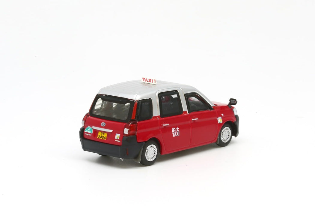 1/64 Toyota Comfort Hybrid Hong Kong Taxi (Urban / Red) - YF5406