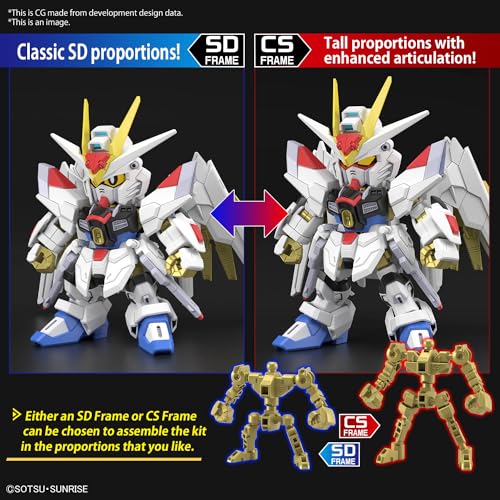 SD Gundam Cross Silhouette "Mobile Suit Gundam SEED Freedom" Mighty Strike Freedom Gundam