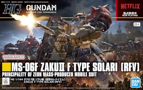 HG 1/144 "Gundam: Requiem for Vengeance" Zaku II F Type Solari (Requiem for Vengeance)