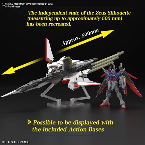 HG 1/144 "Mobile Suit Gundam SEED Freedom" Destiny Gundam Spec II & Zeus Silhouette