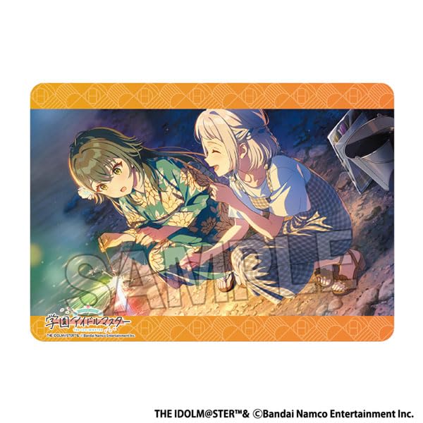 "Gakuen Idolmaster" Illustration Play Mat Next Turn Would You Like to Play With the Sparklers...?