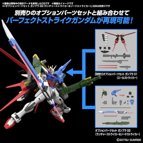Optional Parts Set Gunpla 02 "Mobile Suit Gundam SEED" (Launcher Striker & Sword Striker)