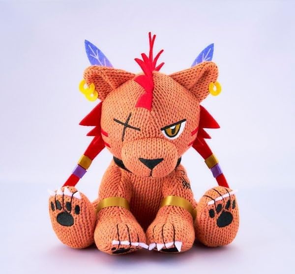 "Final Fantasy VII Remake" Knitted Plush Red XIII