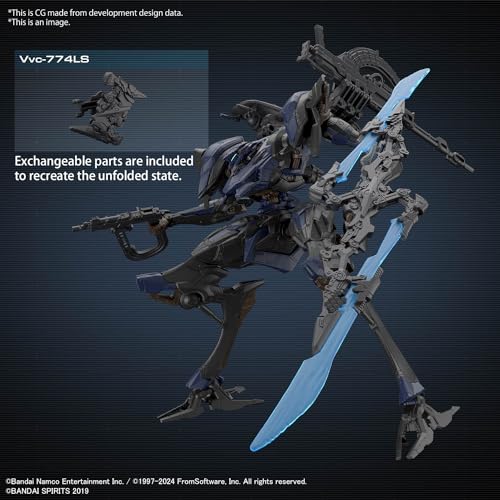 30MM "Armored Core VI: Fires of Rubicon" SCHNEIDER NACHTREIHER / 40E STEEL HAZE