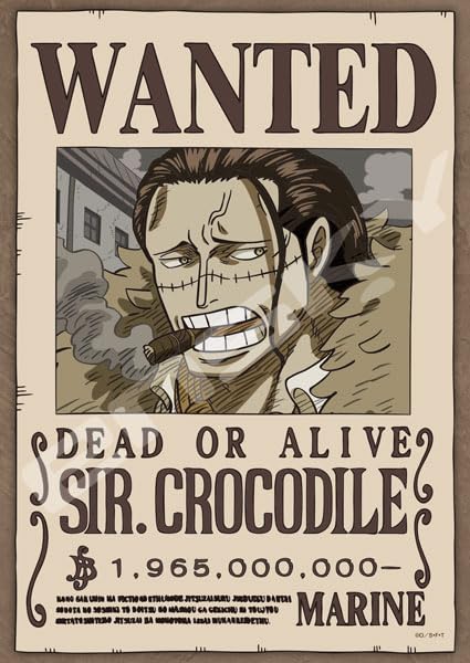 "One Piece" Jigsaw Puzzle 208 Piece 208-147 Former Seven Warlords of the Sea Sir Crocodile