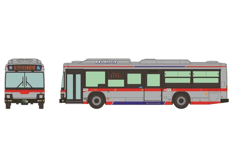 The Bus Collection Thank You Tokyu Transses Tokyu Bus Consignment Vehicle 5 Car Set
