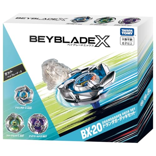 "BEYBLADE X" BX-20 Drunda Garer Deck Set
