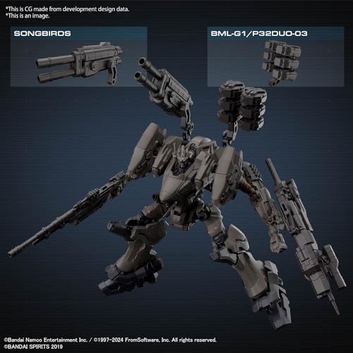 30MM "Armored Core VI: Fires of Rubicon" RaD CC-2000 ORBITER NIGHTFALL