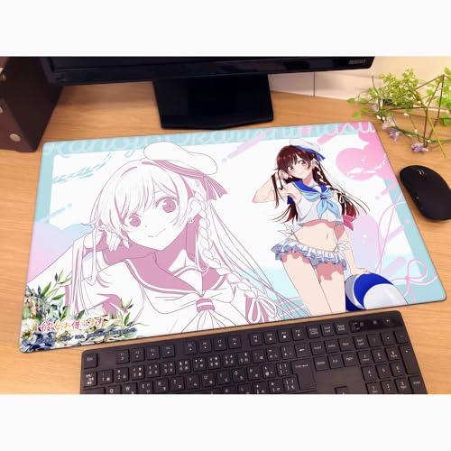 "Rent-A-Girlfriend" Original Illustration Rubber Mat Mizuhara Chizuru / Marine Sailor Swimwear