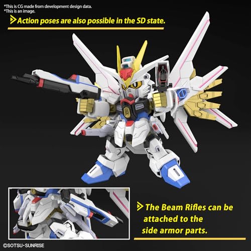 SD Gundam Cross Silhouette "Mobile Suit Gundam SEED Freedom" Mighty Strike Freedom Gundam