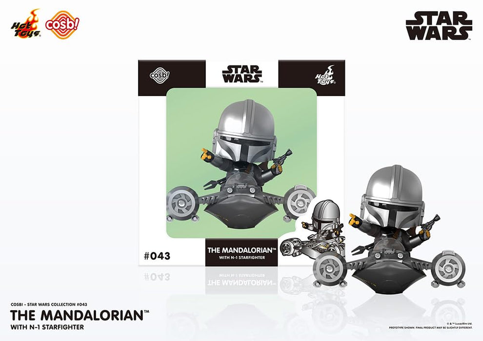 Cosbi Star Wars Collection #043 The Mandalorian & N-1 Starfighter "STAR WARS: The Mandalorian"
